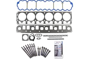 CAR PARTS WIZ CPWK37 Head Gasket Set Bolt Kit Fits: 99-03 Jeep Cherokee Grand Cherokee 4.0 OHV 12v VIN S