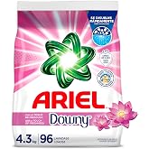 Ariel Laundry Detergent Powder, with Freshness of Downy Scent, Laundry Detergent for Deep Cleaning &amp; Tough Stains, 4.3 kg, 96 Loads