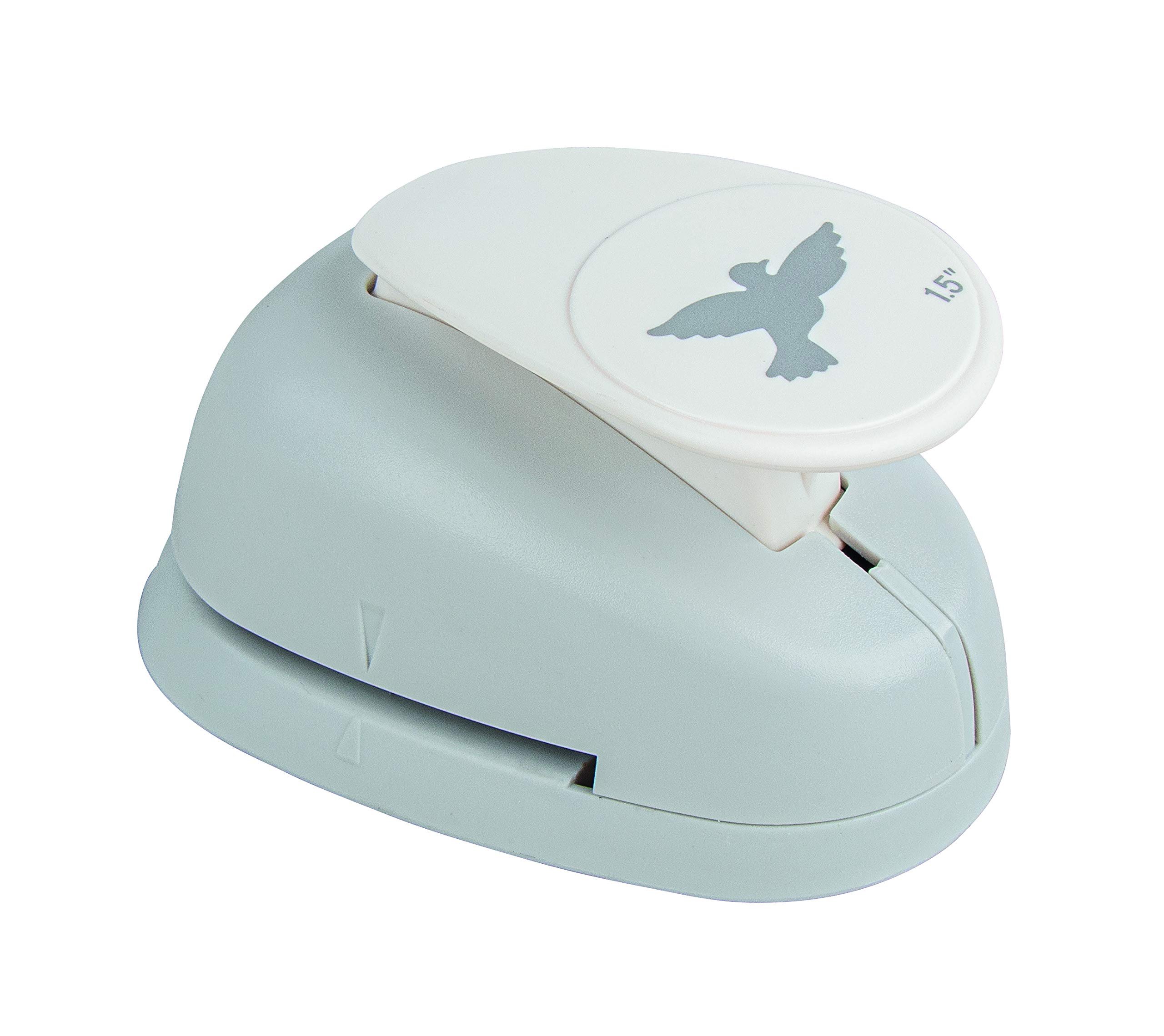 Rayher Paper Craft Punch with Dove Design, Lever Punch for Card Making and Scrapbooking, 3.81cm, 1 1/2", 89857000