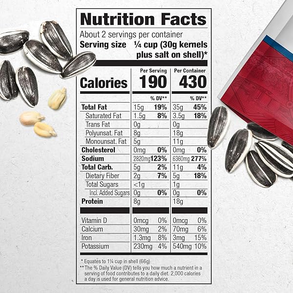 DAVID ROASTED AND SALTED ORIGINAL JUMBO SUNFLOWER SEEDS, 5.25 OZ