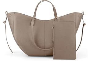 Juoxeepy Work Bag Faux Leather Tote Bag for Women Trendy Handbag Purse Fall Shoulder Bag with Magnetic Closure