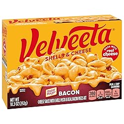Velveeta Shells and Cheese with Bacon Meal