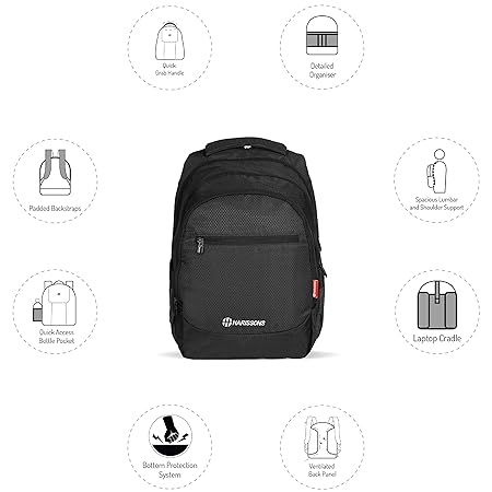 Harissons Bags Stud Executive Laptop Backpack for Men & Women