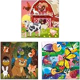 QUOKKA Magnetic Puzzles for Toddlers 3 Year Olds Farm Animals 36pc view 7