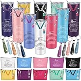 Ziliny 30 Pcs Nurse Appreciation Gift for Women 20 oz Stainless Steel Tumbler, Makeup Bag, Keychain for Nurse Week Gift Set