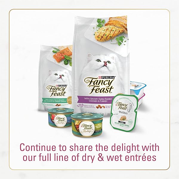 PURINA FANCY FEAST DRY CAT FOOD FILET MIGNON FLAVOR WITH SEAFOOD AND SHRIMP – 3 LB. BAG