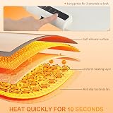 Aofesel Electric Warming Tray Foldable Silicone Food Mat 3 Temp 3 Timer view 6
