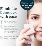 NOVEHA Demodex Eyelid Lash Wipes 60 ct Extra Strength Mites Itchy Eyes Relief view 4