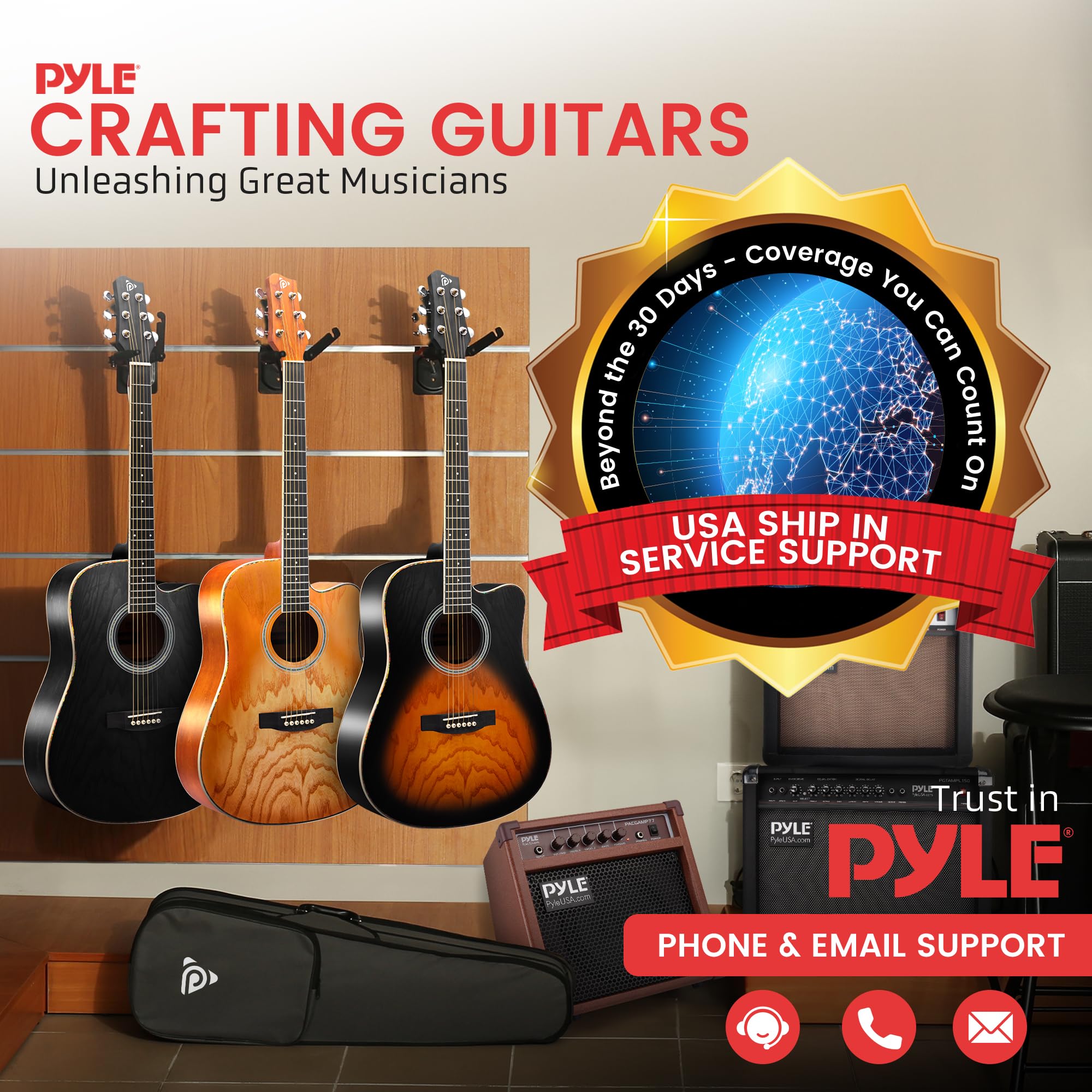 Guitarra Electroacustica Pyle 41