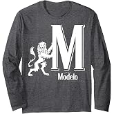 Classic Modelo Logo Graphic Long Sleeve T-Shirt