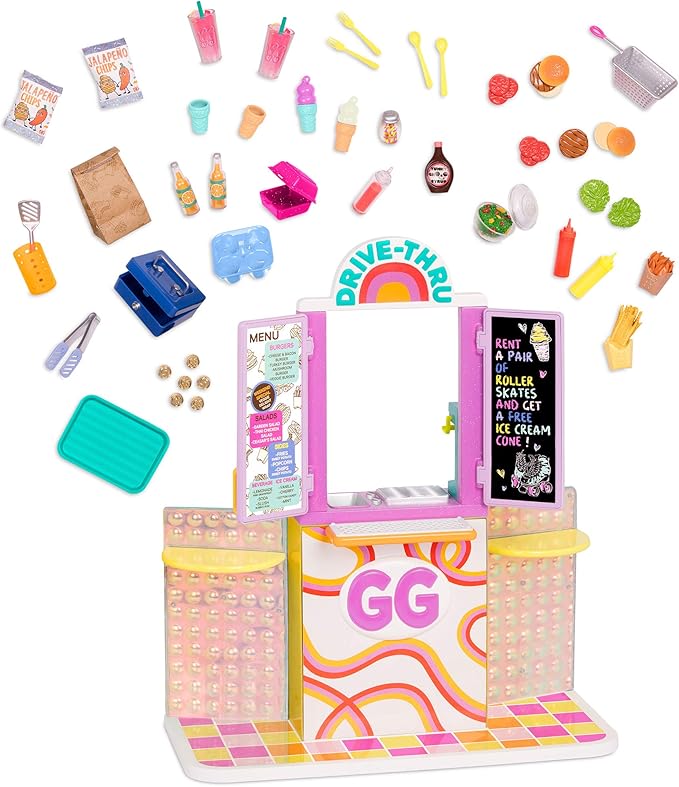 Glitter Girls GG57165C1Z GG DriveThrough Window Set Deluxe Play Food