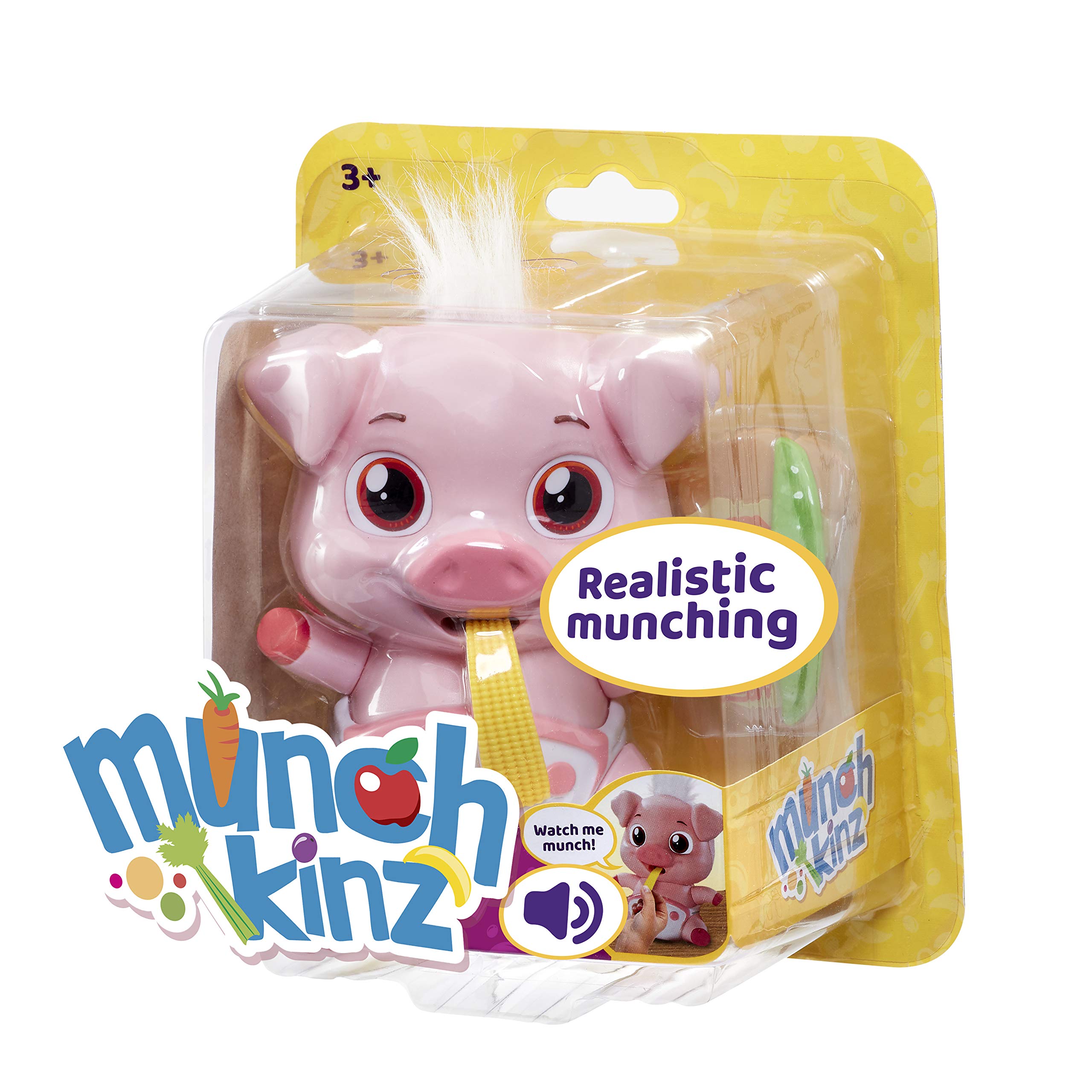 Munchkinz Interactive pet Pig with 30+ Sounds and Movement, Multi-Colour