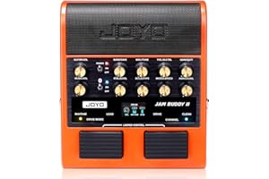JOYO 10W Portable Guitar Practice Amp & Multi-Effects Pedal Combo Amplifier with Footswitch,OTG Recording, Bluetooth,14 Amp M