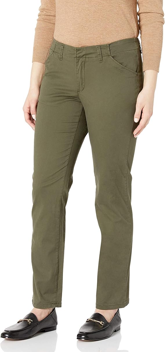 Lee Womens Midrise Fit Essential Chino Pant Amazon.ca Clothing
