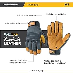Wells Lamont Men's HydraHyde Premium Cowhide Hybrid