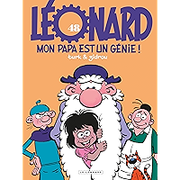 Léonard - Tome 48 - Mon papa est un génie (French Edition) book cover