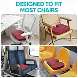 FORTEM Seat Cushion Memory Foam Office Chair Pad Non Slip 100% Foam view 9