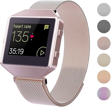 CRODI - Correa de Repuesto para Fitbit Blaze (Acero ...