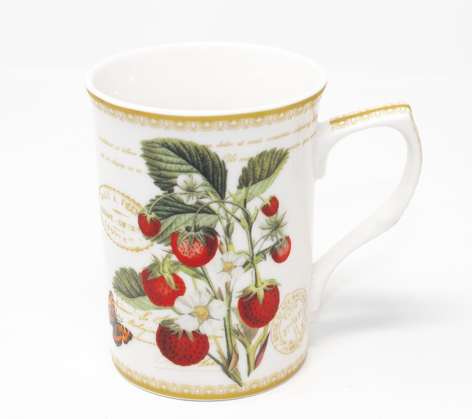 Lesser & Pavey Strawberry Fayre Mugs, Multi-Colour, 12 x 8 x 11 cm, 6 Count (Pack of 1) - Image 3