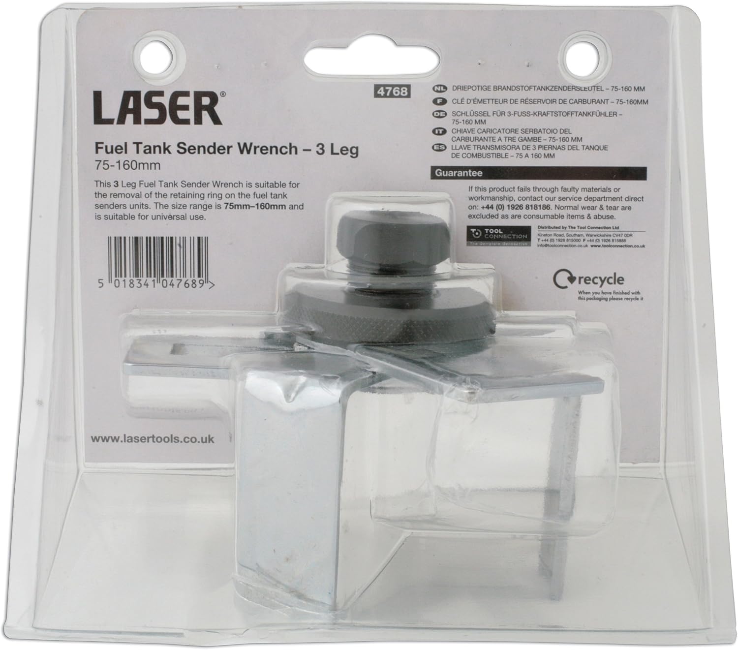 Laser 4768 Fuel Tank Sender Wrench 3 Leg 75 - 160mm - Image 4