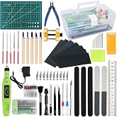 Gundam Tool Kit,103 Pcs Professional Model Tool Kit for Gundam, Modeling Tools for Plastic Models,Gunpla Tool Kits for Adults,Model Building Tools Hobby Tools Craft Set for Repairing and Fixing