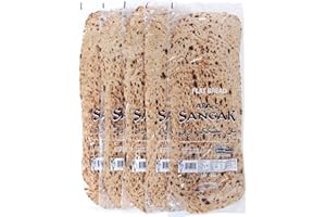 BREADMASTERS ARA-Z ARA-Z SANGAK Plain Flatbread - 5-Pack, 14-Inch x 32-Inch Soft Persian Bread, by Breadmasters