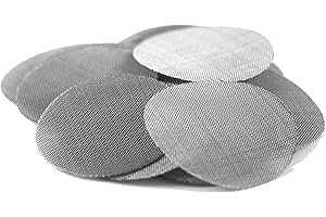 UP IN SMOKE PIPE SCREENS Made in The USA - 100 One Inch (1") Stainless Steel Mesh Pipe Screen Filters (100 Pack)