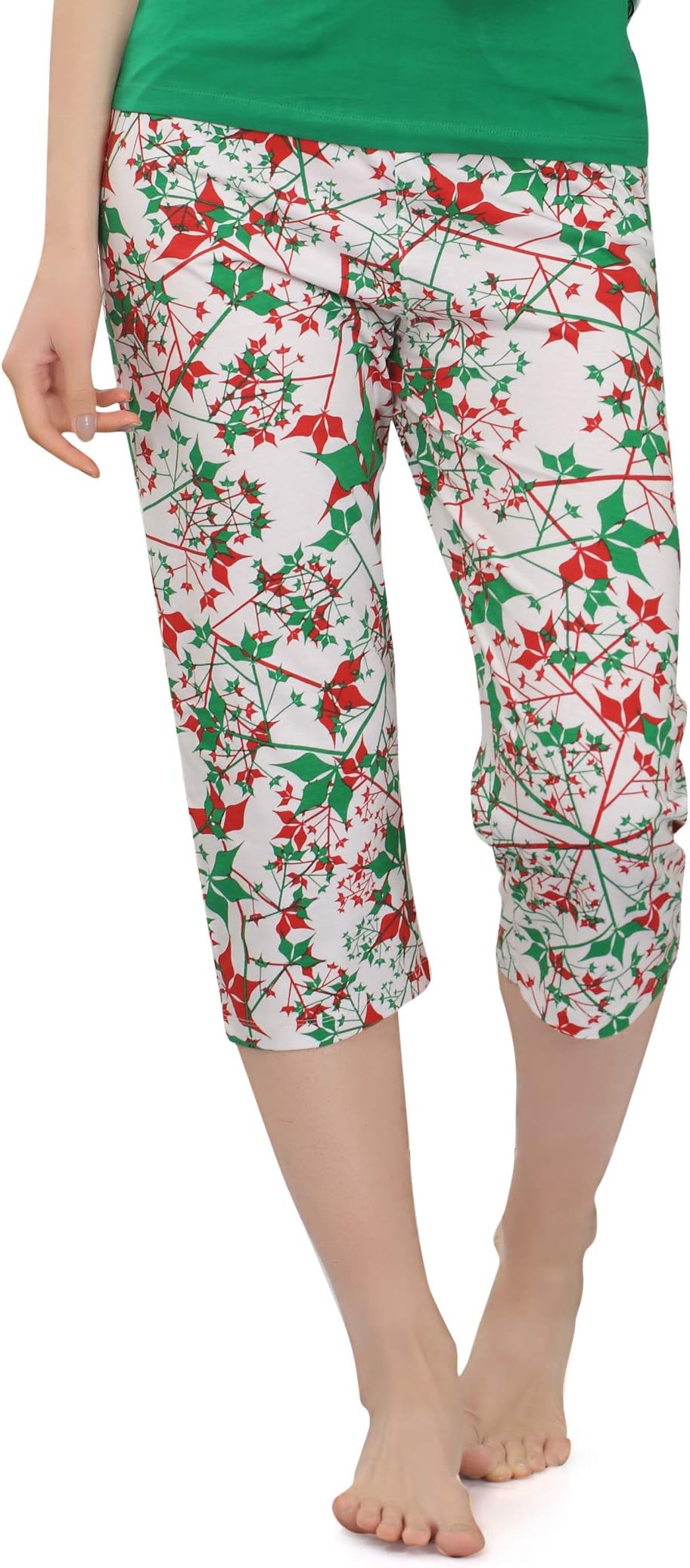 Zebu Women's Printed Capri (Pack of 1)