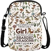 WCGXKO Bearded Dragon Lover Gift Bearded Dragon Mom Crossbody Bag Bearded Dragon Gift For Women