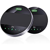 Tenveo MagiCall-EX Bluetooth Conference Speakerphone, Daisy Chain/Use Alone up to 30 attendees, Bluetooth/Wireless/USB Microphone, 360°Voice Pickup Noise Cancelling for Conference Call Large Meeting