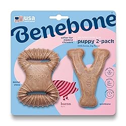 Benebone Puppy 2-Pack Dental Chew/Wishbone Dog Chew