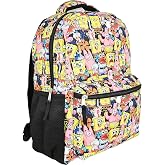 Nick Nickelodeon SpongeBob Backpack for Kids - Officially Licensed SpongeBob SquarePants, Mr. Krabs, Squidward, Plankton Bookbag for Boys and Girls Kids and Adults - Laptop and Lunchbox Compartment