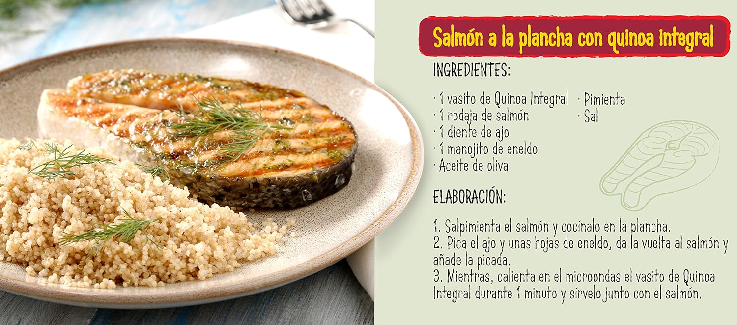 Quinoa Integral. 2 x 125 gr: Amazon.es: Alimentación y bebidas