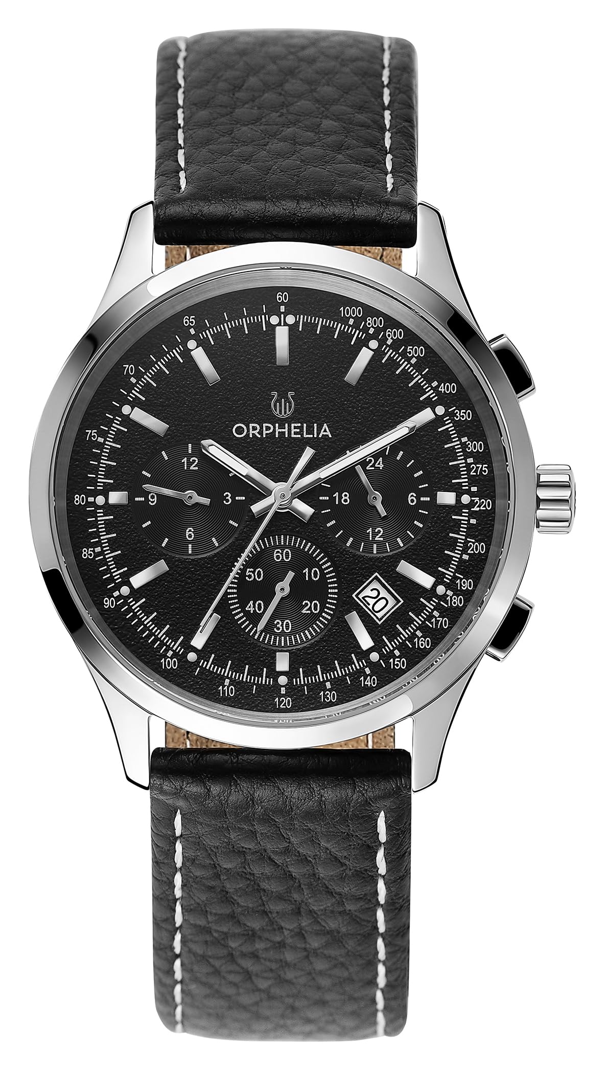 Orphelia Mens Multi dial Quartz Watch with Leather Strap OR81701