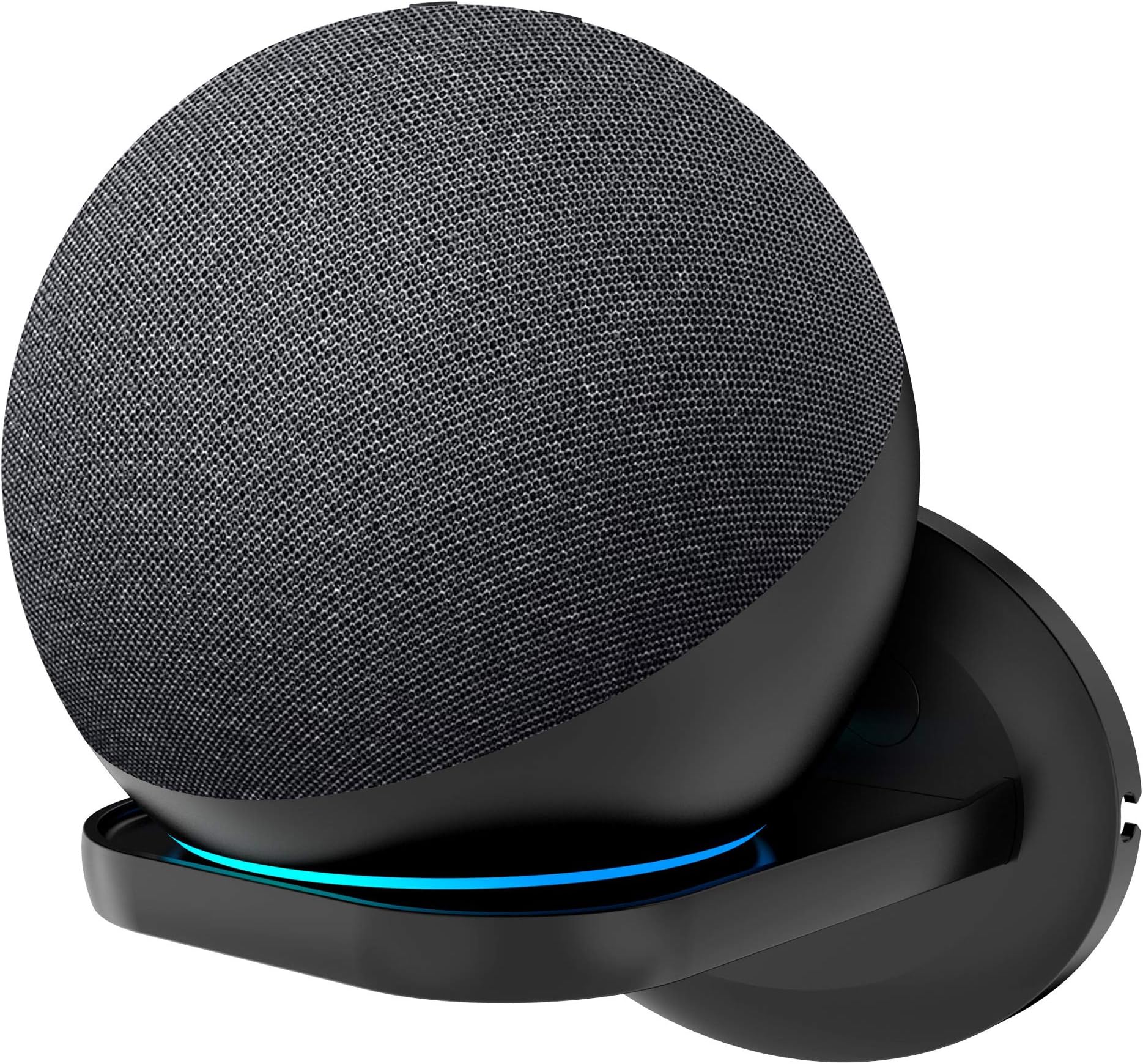 Cozycase Small Wall Shelf for Dot 5& 4th, Sonos, HomePod Mini, Security Cameras Holder Mount -A Space-Saving Solution for Anything Up to 15lbs - Floating Shelf Black