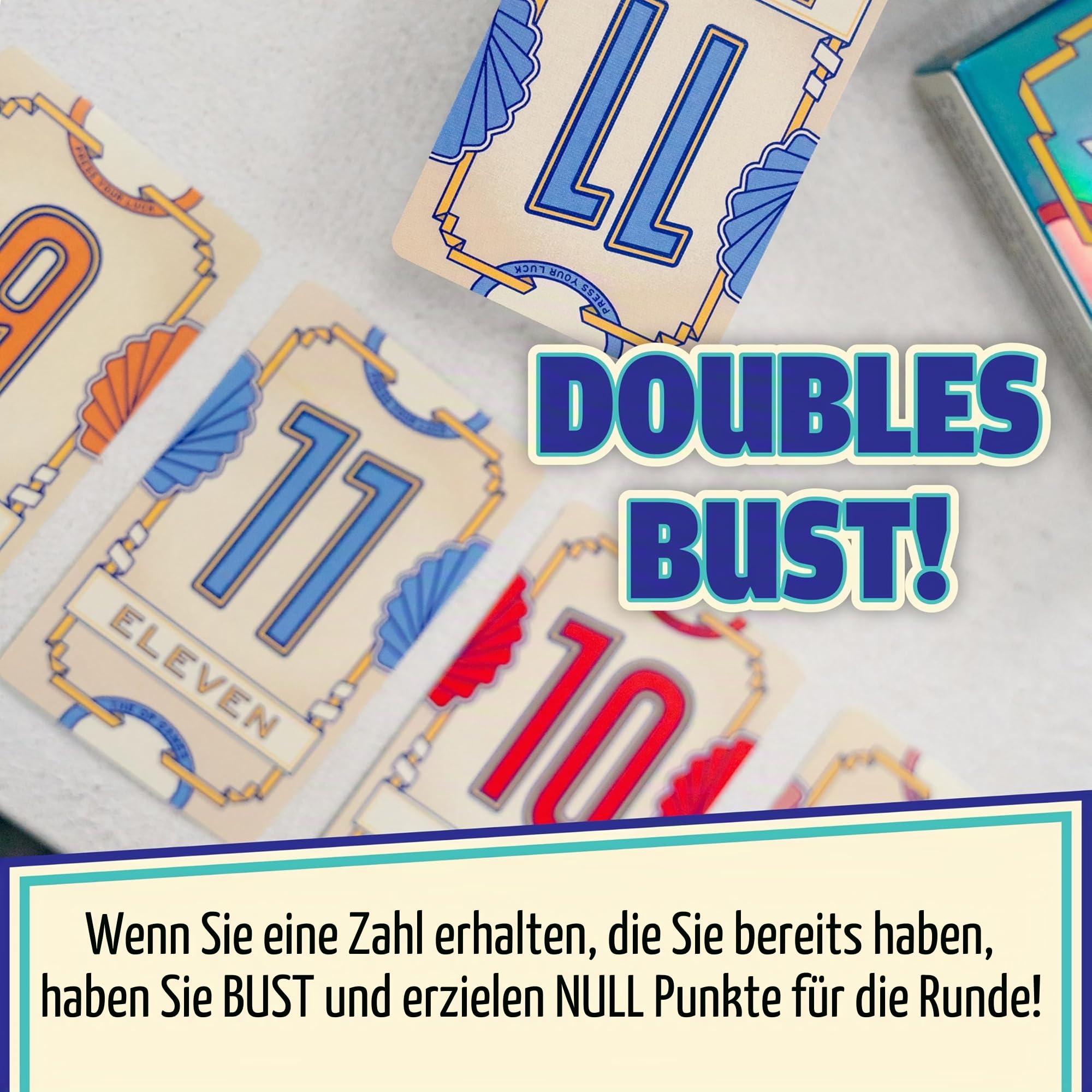 Flip 7™ Kartenspiel | Kompaktes Familienspiel | Mischung aus Glück und Strategie | Schnell zu Lernen | 94 Karten | Englische Spielregeln 2