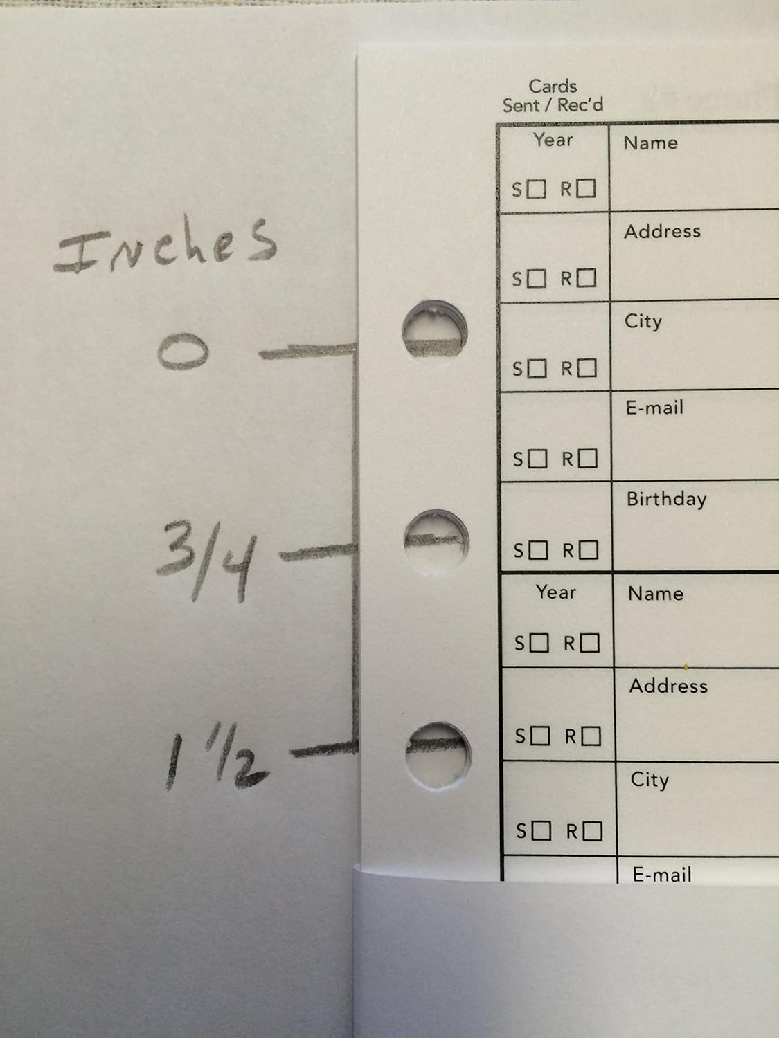 Address Book Refill 14 Pages fits Hallmark 5 3/4 x 7 inches ADD1013