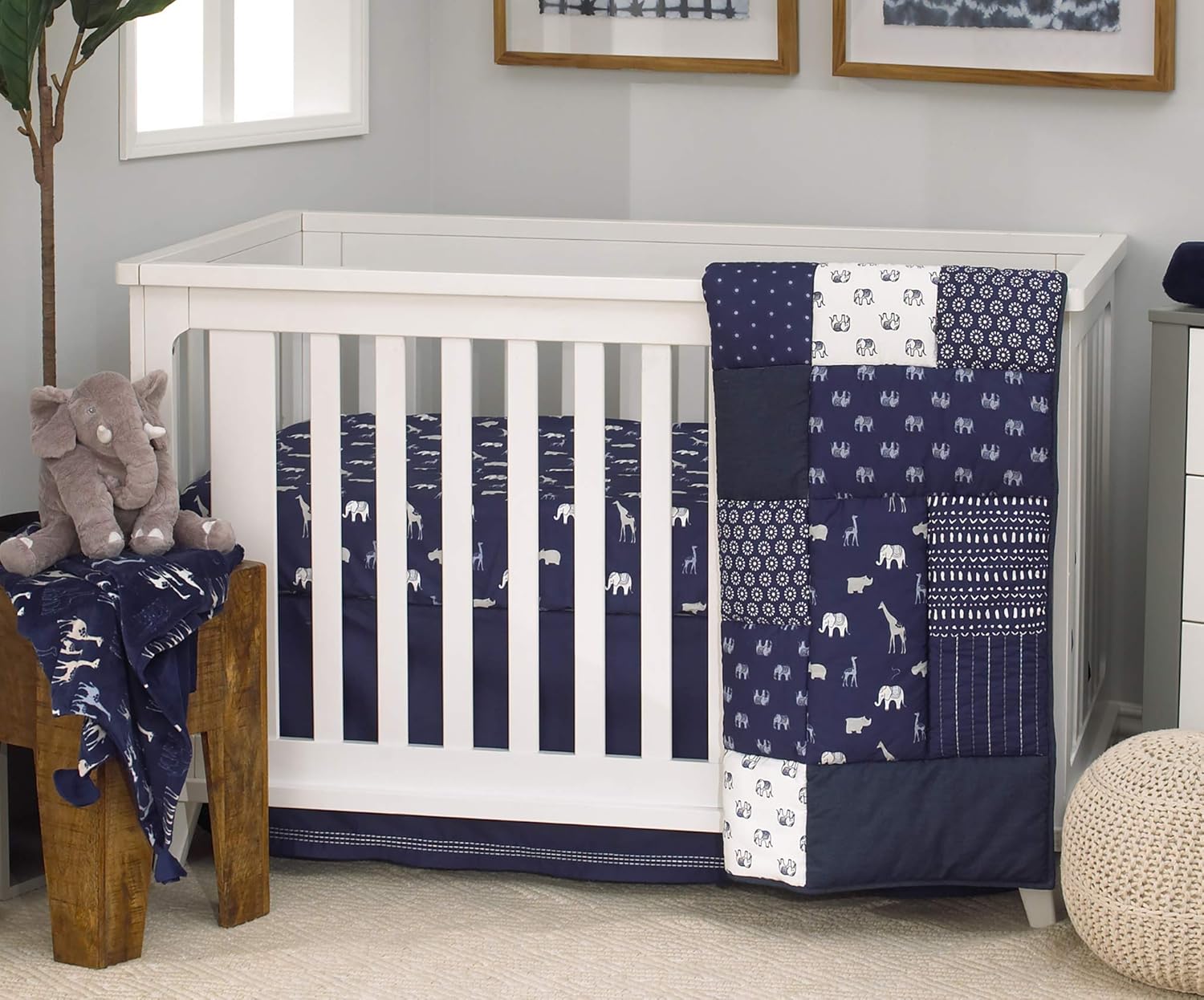 nojo ballerina bows 4 piece crib bedding set