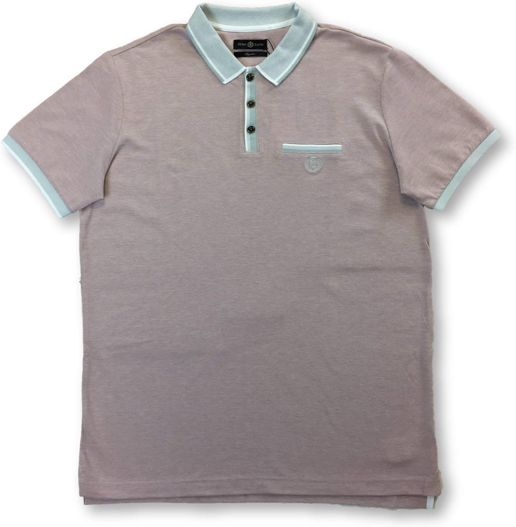 Henri Lloyd Highland Oxford regular fit cotton polo shirt in pink XL