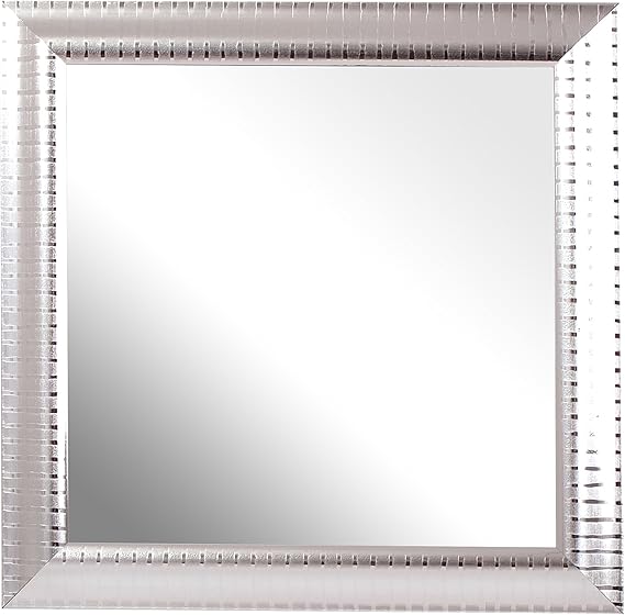 Mirror Frame, Ripple Silver 12x12 Inch, Pack of 2 Amazon.co.uk