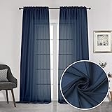 Chyhomenyc Sheer Window Curtains 108 inch Length 2