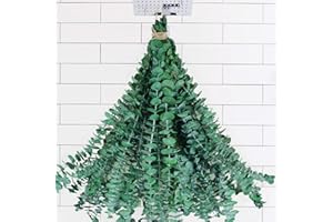 20 PCS Dried Preserved Eucalyptus for Shower, 17" 100% Natural Fresh Hanging Eucalyptus Stems,Real Eucalyptus Leaves Branches