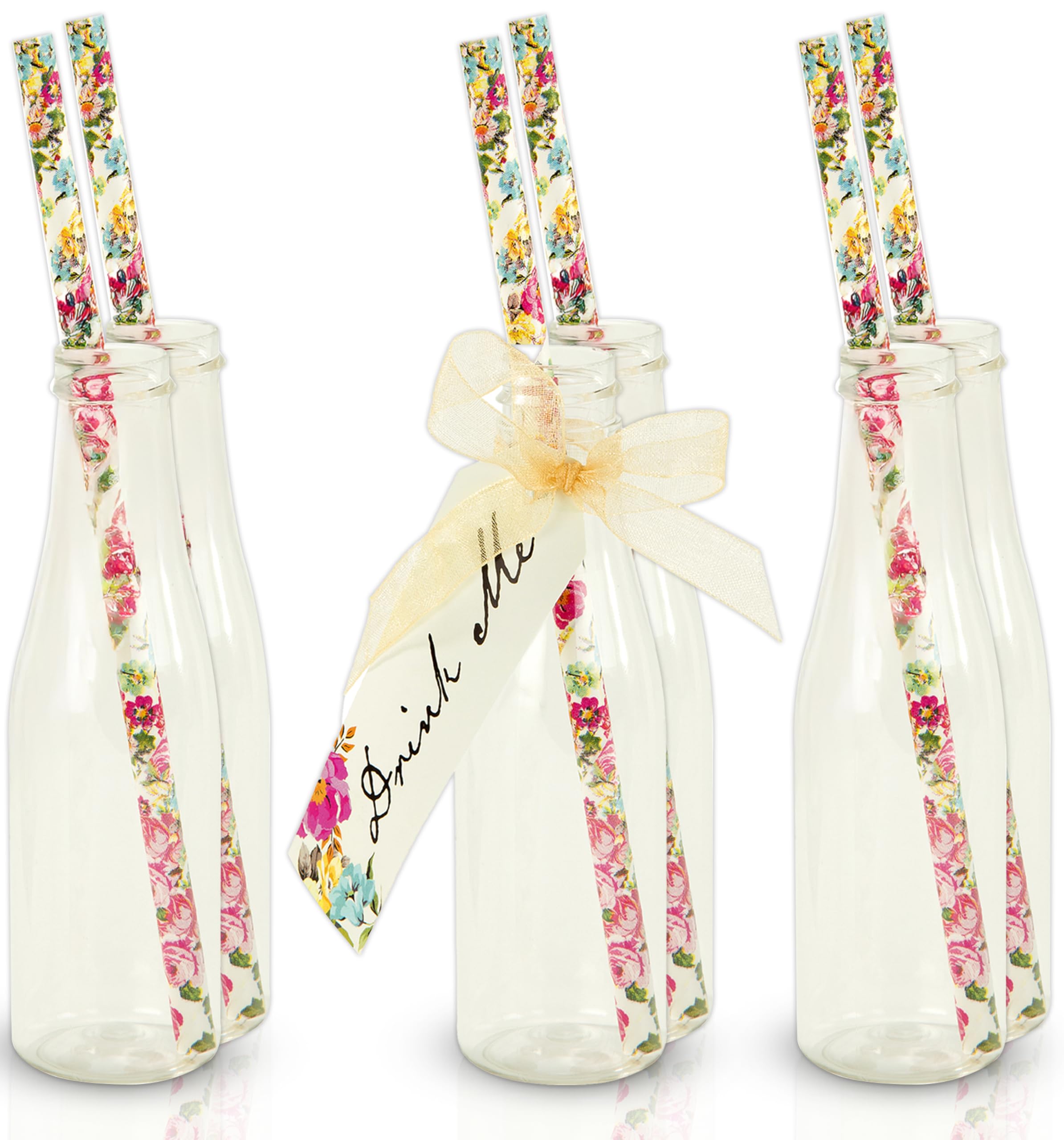 Talking Tables Alice In Wonderland Drink Set - Great For Mad Hatter Tea Party, Baby Shower - 6 Pack TSALICE-DRINKSET