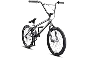 Mongoose Title Pro XXL BMX Race Bike, 20-inch Wheels, Beginner Riders, Lightweight Tectonic T1 Aluminum Frame and Internal Ca