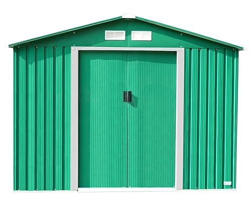 Charles Bentley 8Ft X 10Ft Metal Shed With Floor 