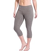 Fishers Finery Women's Ecofabric Classic Athletic Workout Yoga Capri