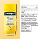 Neutrogena Beach Defense SPF 70 Sunscreen Lotion 6.7 oz Oil-Free Broad Spectrum view 8