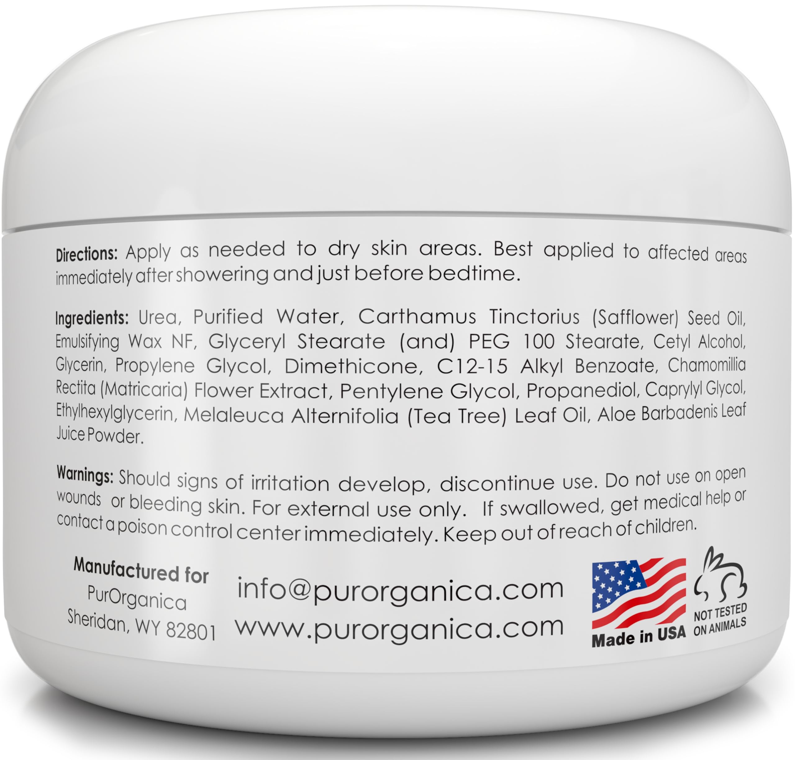 Urea 40% Foot Cream – Made in USA, Dermatologist Tested, Intensive Repair for Dry, Cracked Heels, Corns, Calluses & Rough Feet, Professional Strength Exfoliating & Moisturizing Cream
