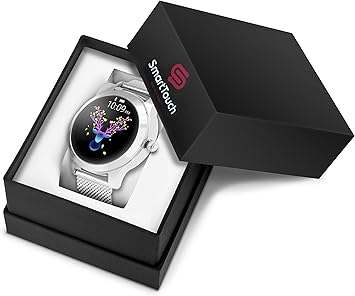 silver ladies smart watch