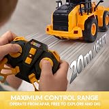 JOYIN Remote Control Front Loader Toy 2.4GHz 600mAh Batteries Lighted Kids Gift view 3